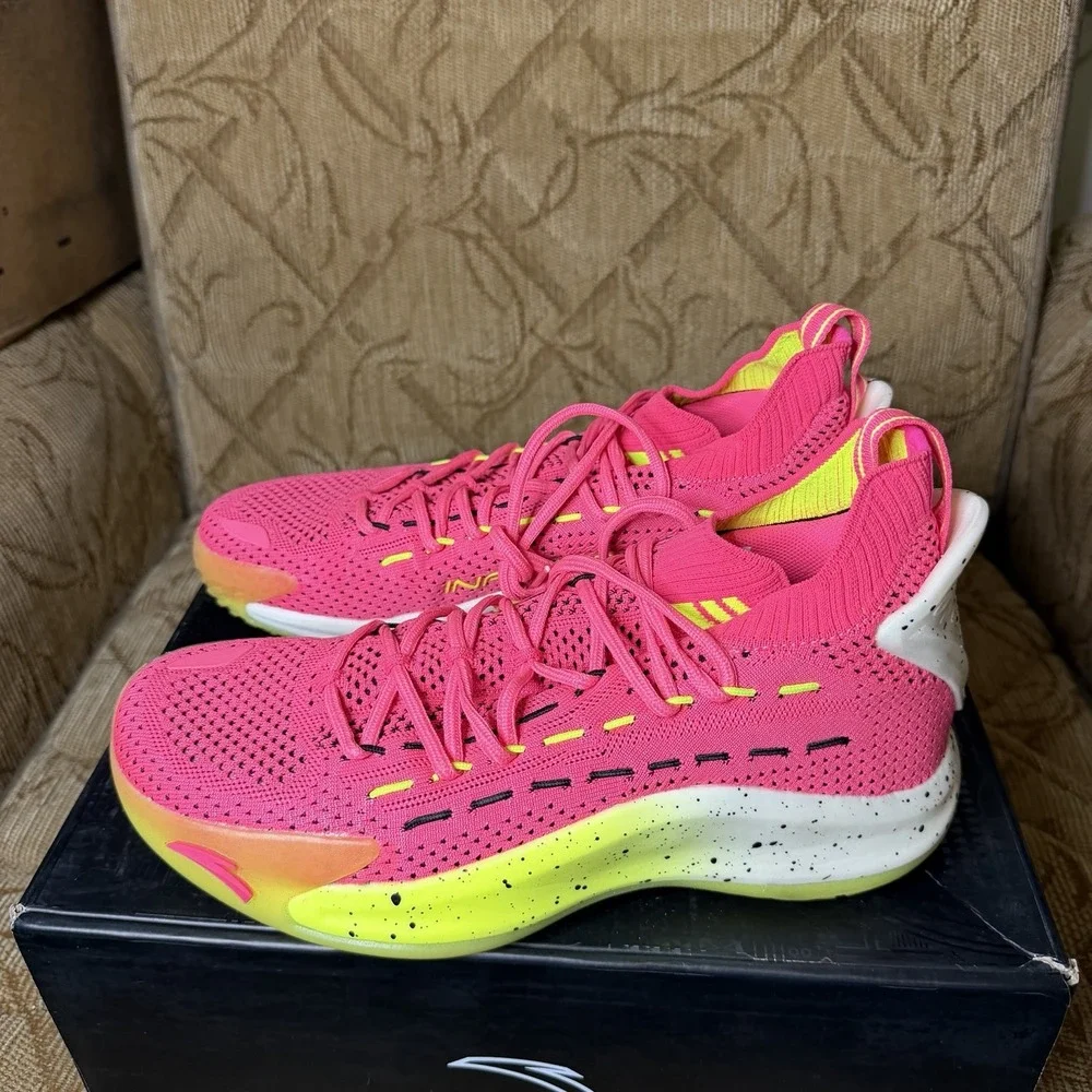 ANTA Klay Thompson KT Dragon Fruit Pink EYBL Finals 112021102 Men's Size 8.5
